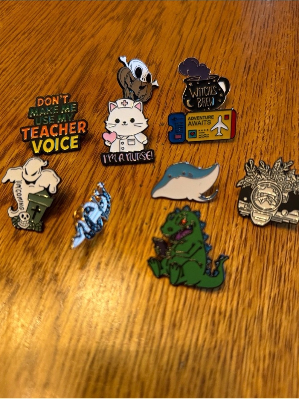 Assorted Kids Enamel Pin Set - Colorful Multi-Designs - Picture 2 of 4
